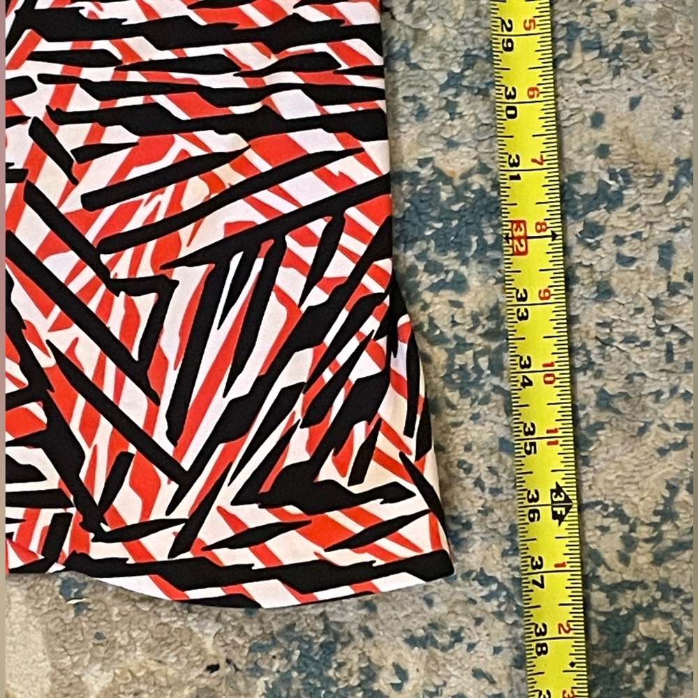 London Times Midi Dress with black belt *Like New* Sz 6 - Picture 8 of 9